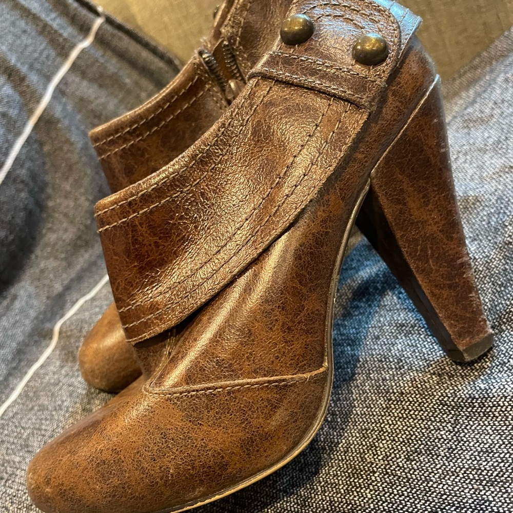 Brown booties